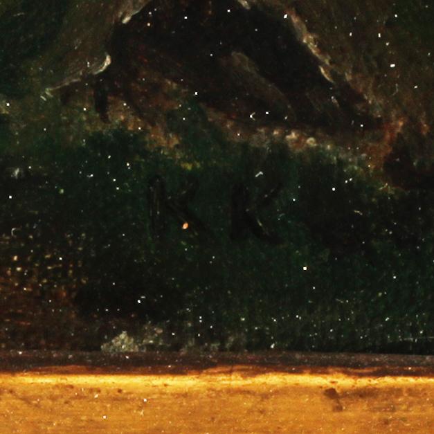 OKÄND KONSTNÄR, 2 st, oljor på duk, 1800-talets andra hälft.