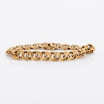 Bracelet 18K gold, 31,2 g, approx 20 x 1 cm, Stockholm 1967.