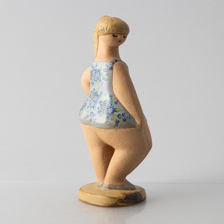 Lisa Larson, a 'Dora' stoneware figurine from the series 'ABC-flickor', Gustavsberg.