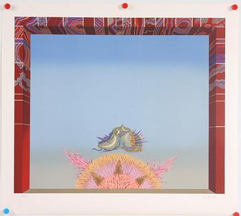 WOLFGANG HUTTER, litografier, 17 st, ur "Trollflöjten", sign o numr.