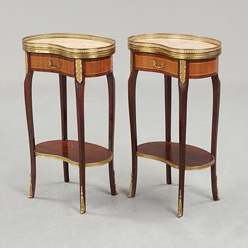 A pair of 20th century tables.