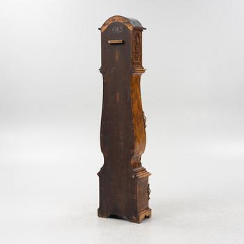 A German late Baroque longcase clock, first part of the 18th century.