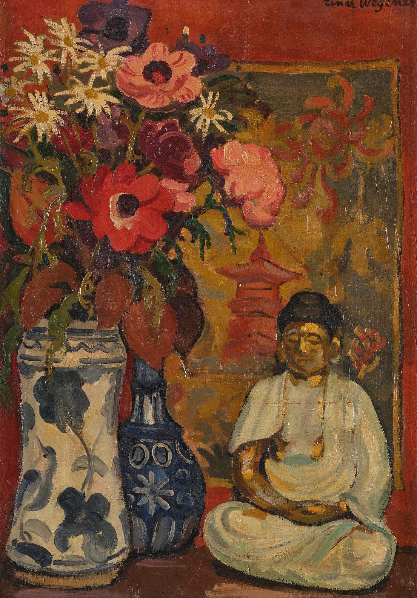 Lili Elbe, Still life with flowers.