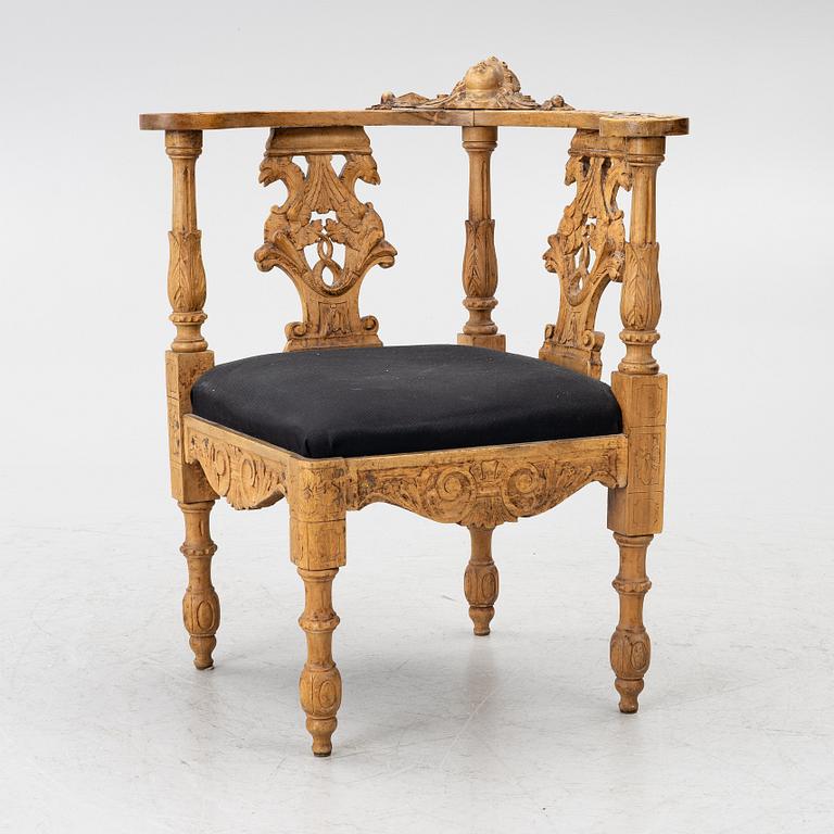 Puderstol, 1800-talets andra hälft.