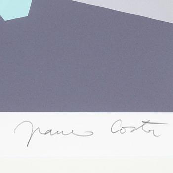 Franco Costa, färgserigrafi, signerad hc.