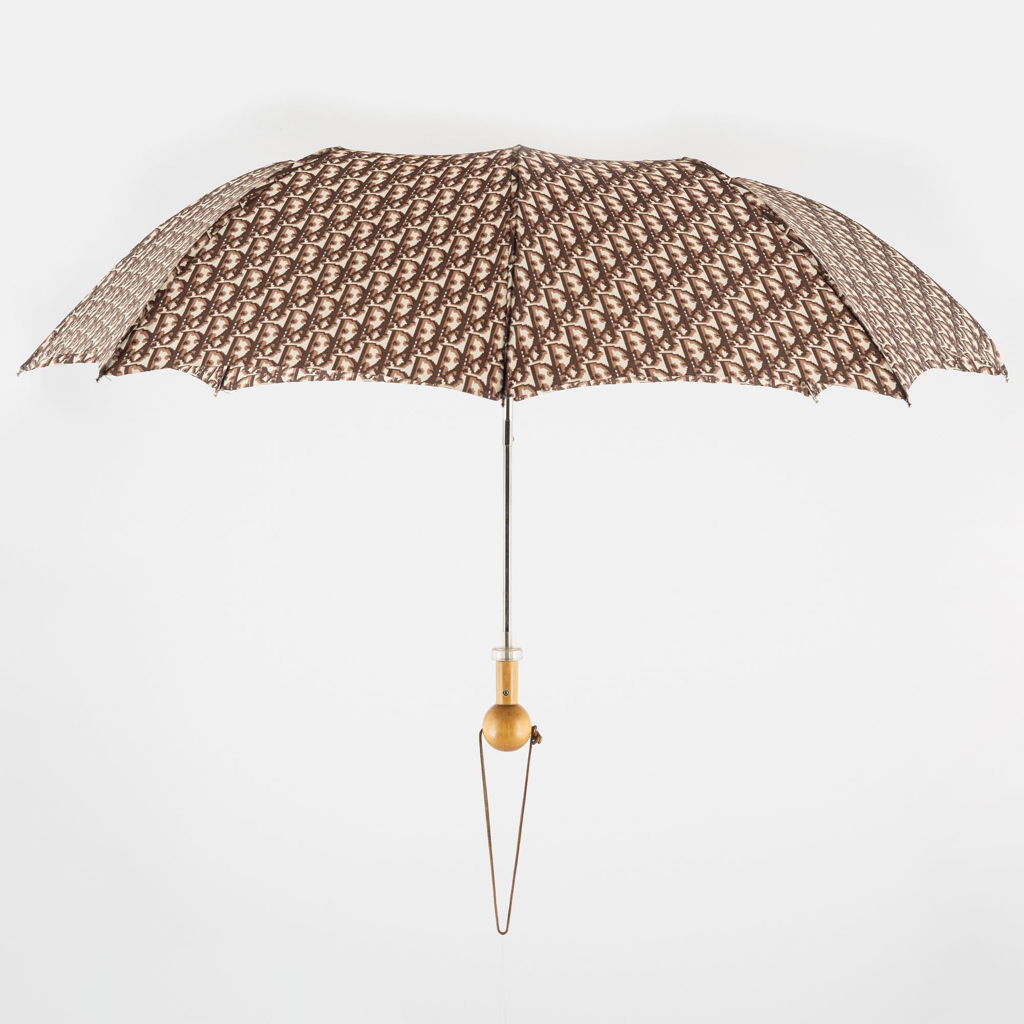 Christian Dior, A vintage bag and umbrella.