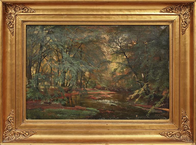 CARL FREDRIK AAGAARD, olja på duk, sign.