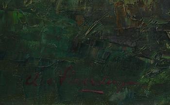 CLEMENT VAN VLAARDINGEN, olja på duk, signerad.