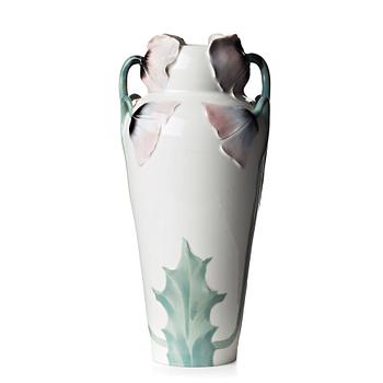 48. Nils Emil Lundström, an Art Nouveau porcelain vase, Rörstrand ca 1900.