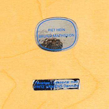 Bruno Mathsson/Piet Hein, bord, "Superelips" för  Fritz Hansen Danmark sent 1900-tal.