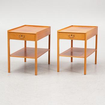 Josef Frank, a pair of bedside tables, Firma Svenskt Tenn, mid 20th century.