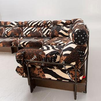 A 1970s modular sofa.