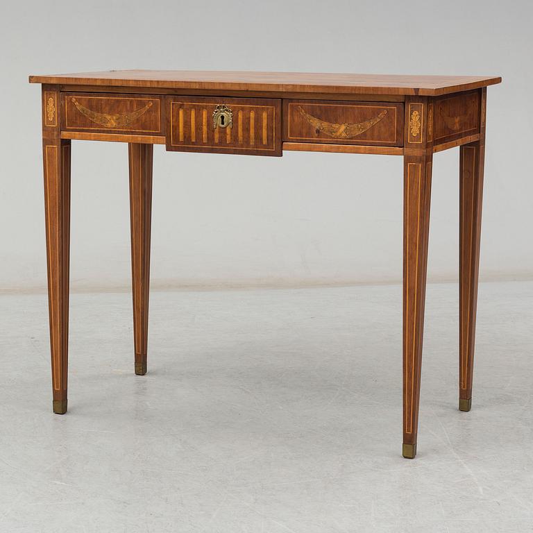 A Gustavian-style table, first half 20th century.