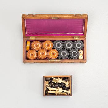 Spelbord, tillskrivet Johan Öman (mästare i Stockholm 1815-1833), Empire.