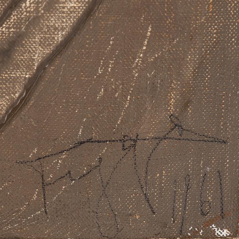 EDDIE FIGGE, oil on canvas, signed and dated 1961.