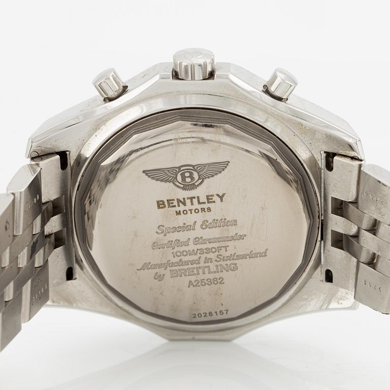 Breitling, Bentley Motors, wristwatch, chronograph, 48.7 mm.