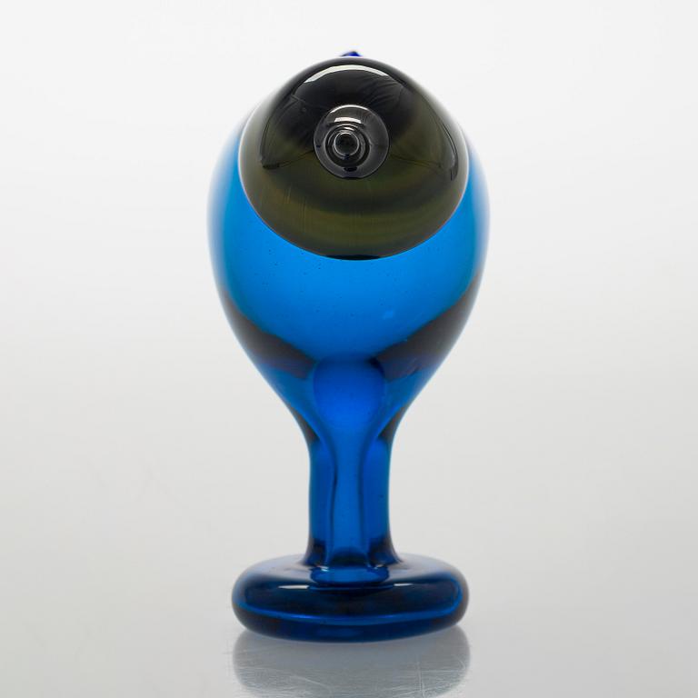 Oiva Toikka, glasfågel, signerad O. Toikka Nuutajärvi SSKK 2002.