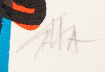 Antonio Saura, lithograph signed and numbered 24/125.