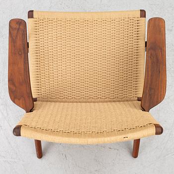 Hans J. Wegner, Armchair, "CH25", Carl Hansen & Søn, Denmark, circa 2020.
