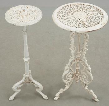 TRÄDGÅRDSBORD, 2 st, 1900-tal.