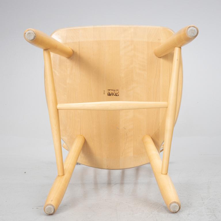 Carl Malmsten, a set of three chairs, "Lilla Åland", Stolab, 2002.
