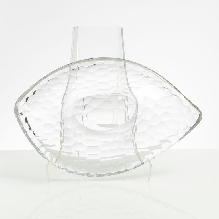 Vicke Lindstrand, glass bowl, Kosta.