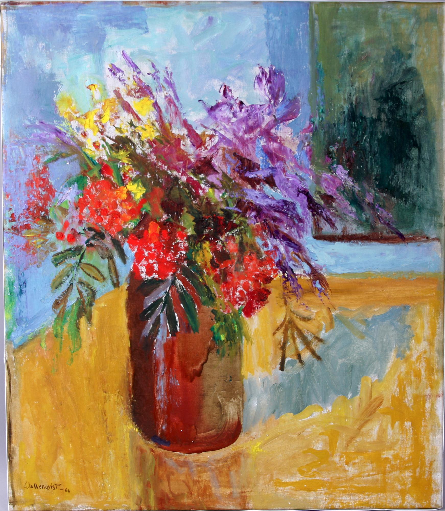 EDVARD WALLENQVIST, olja på duk, sign o dat 66.