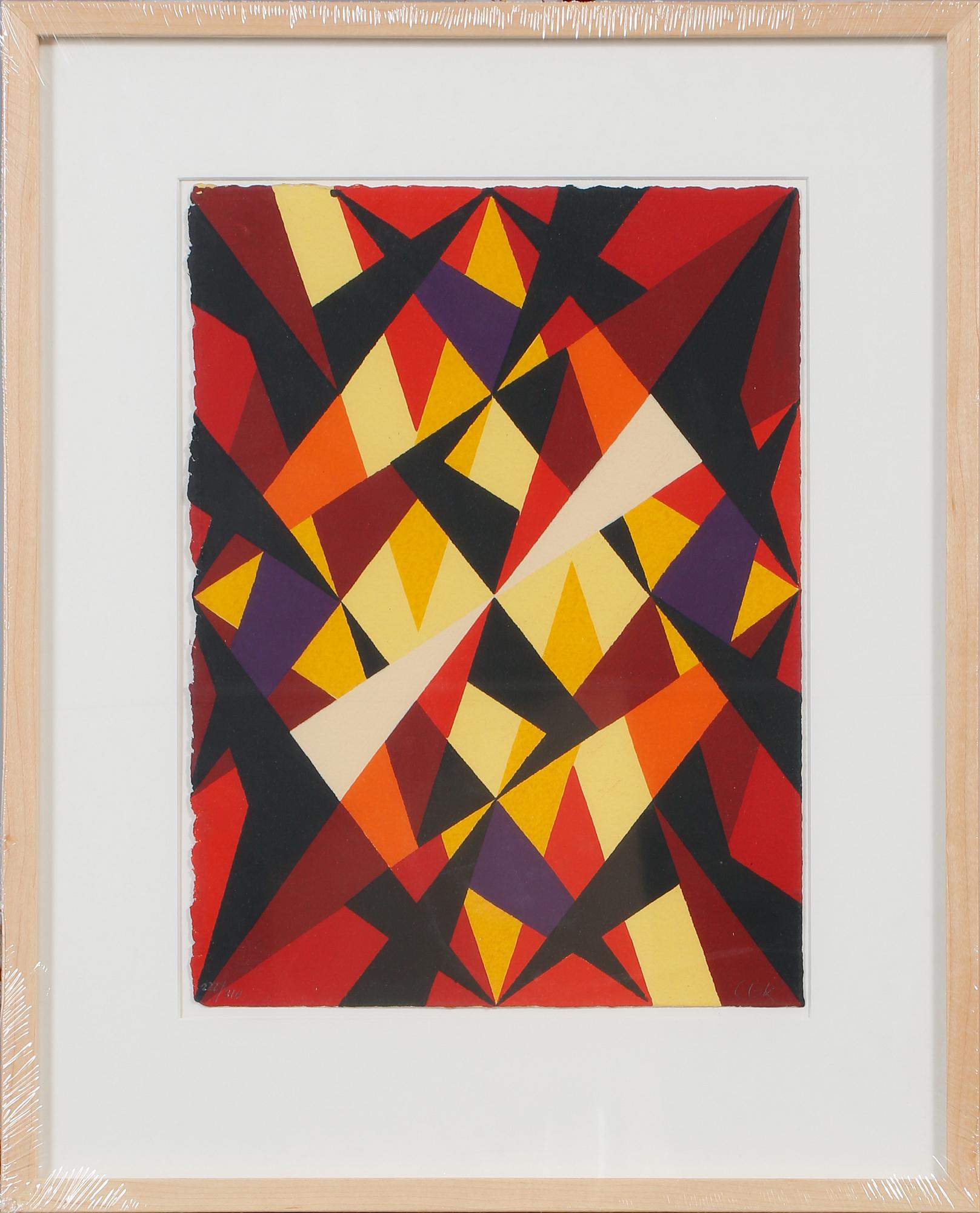 C GÖRAN KARLSSON, färgserigrafi, signerad CGK och numrerad 222/310.