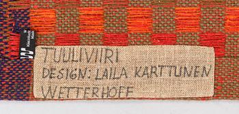 Laila Karttunen, kudos, "Tuuliviiri", Wetterhoff, noin 240 x 130.