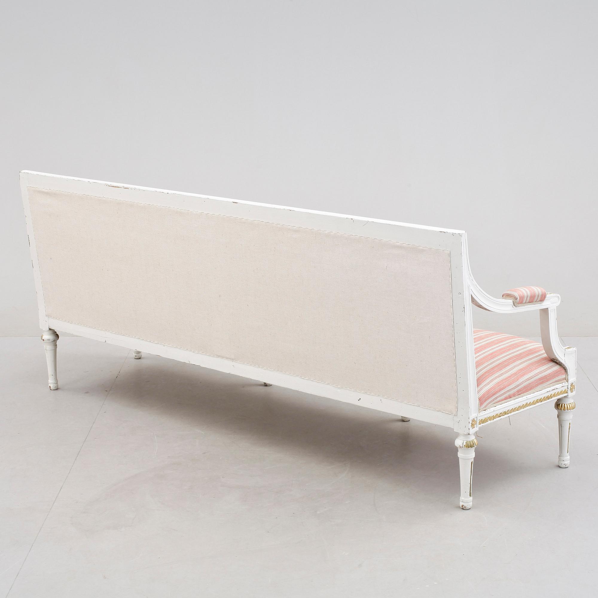 SOFFA, gustaviansk stil, 1800-tal.