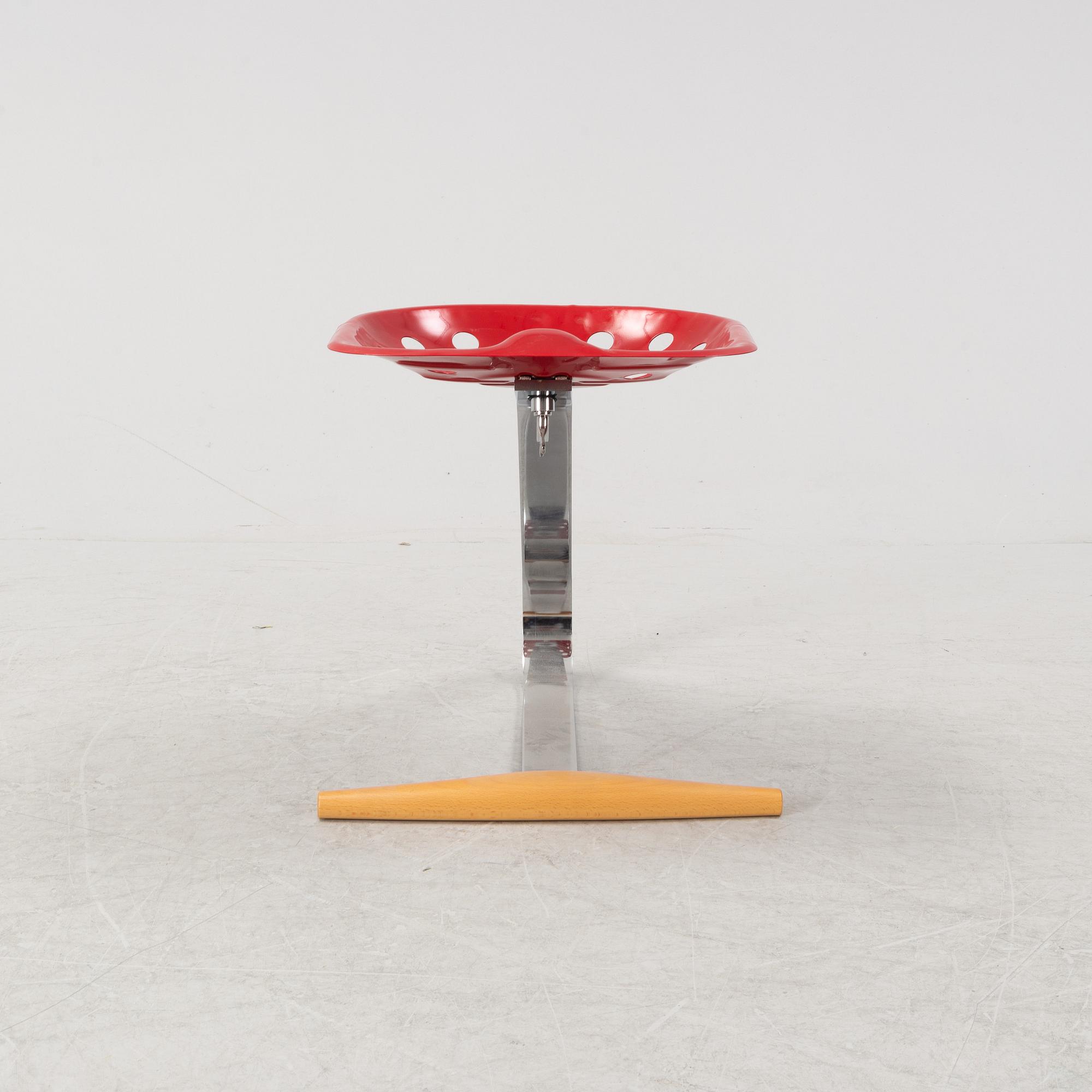 Achille Castiglioni & Pier Giacomo Castiglioni, a '220 Mezzadro' stool, Zanotta, Italy.