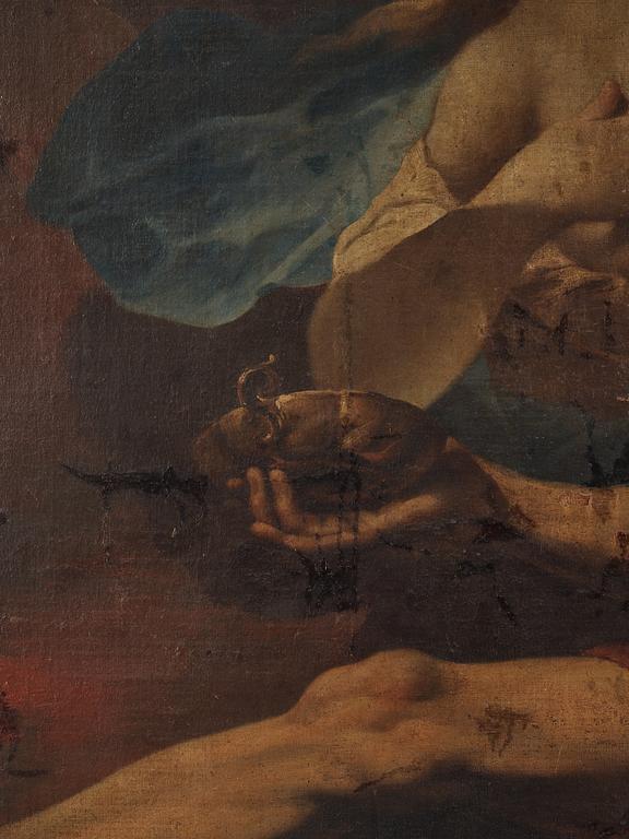 Giovanni Battista Pittoni Tillskriven, Lot och hans döttrar.
