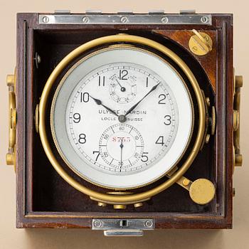 1134. Ulysse Nardin, marine chronometer, ca 1950.
