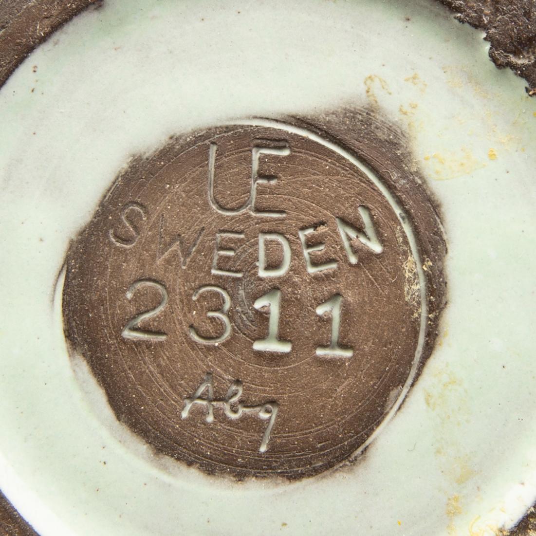 A pair of Ingrid Atterberg vases  Uppsala Ekeby, Sweden, signed.