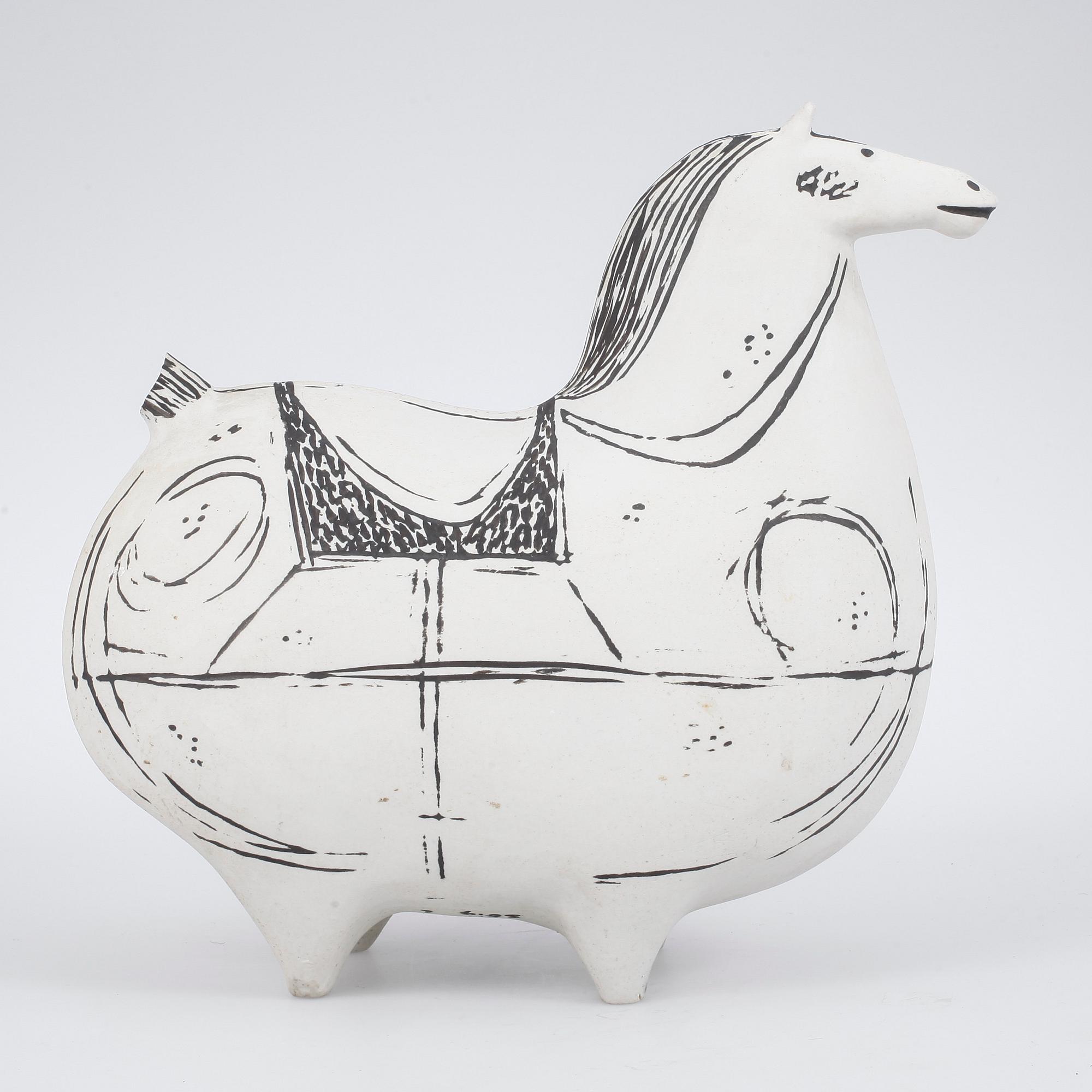 FIGURIN, stengods,"Springare" Stig Lindberg, Gustavsberg studio 1952-72.