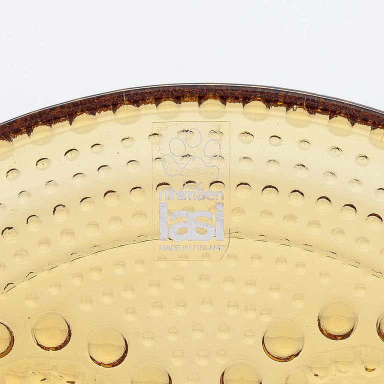 Nanny Still, a 21-piece set of 'Grapponia' glass tableware for Riihimäen Lasi, Finland.