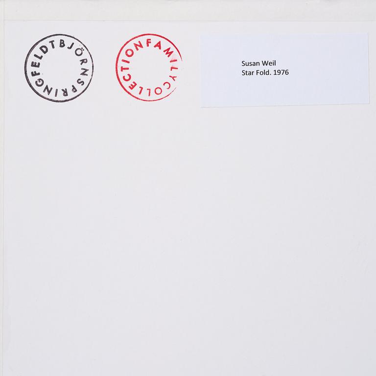 Susan Weil, "Star Fold".