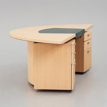 Andrée Putman, an executive desk, limited edition Ecart International, Paris ca. 1986.