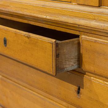 A mid 18th Century oak cabinet.