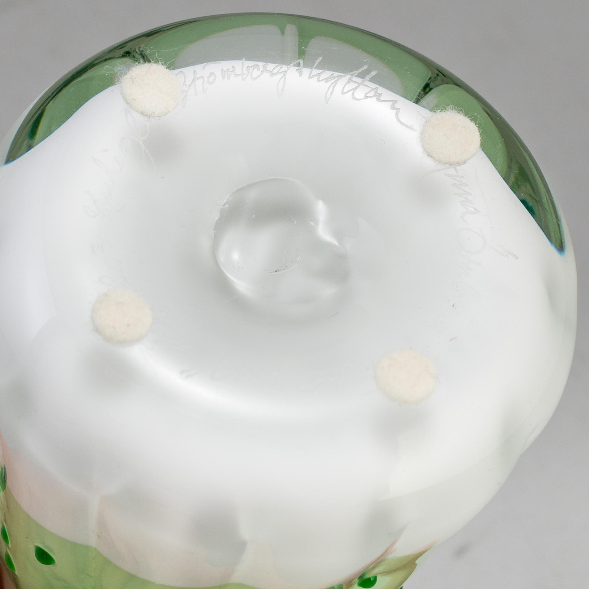 ANNA ÖRNBERG, skulptur, glas, 2 delar, Studioglas Strömbergshyttan.
