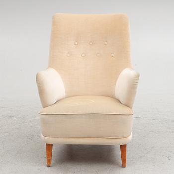 Carl Malmsten, armchair, Samsas, second half of the 20th century.