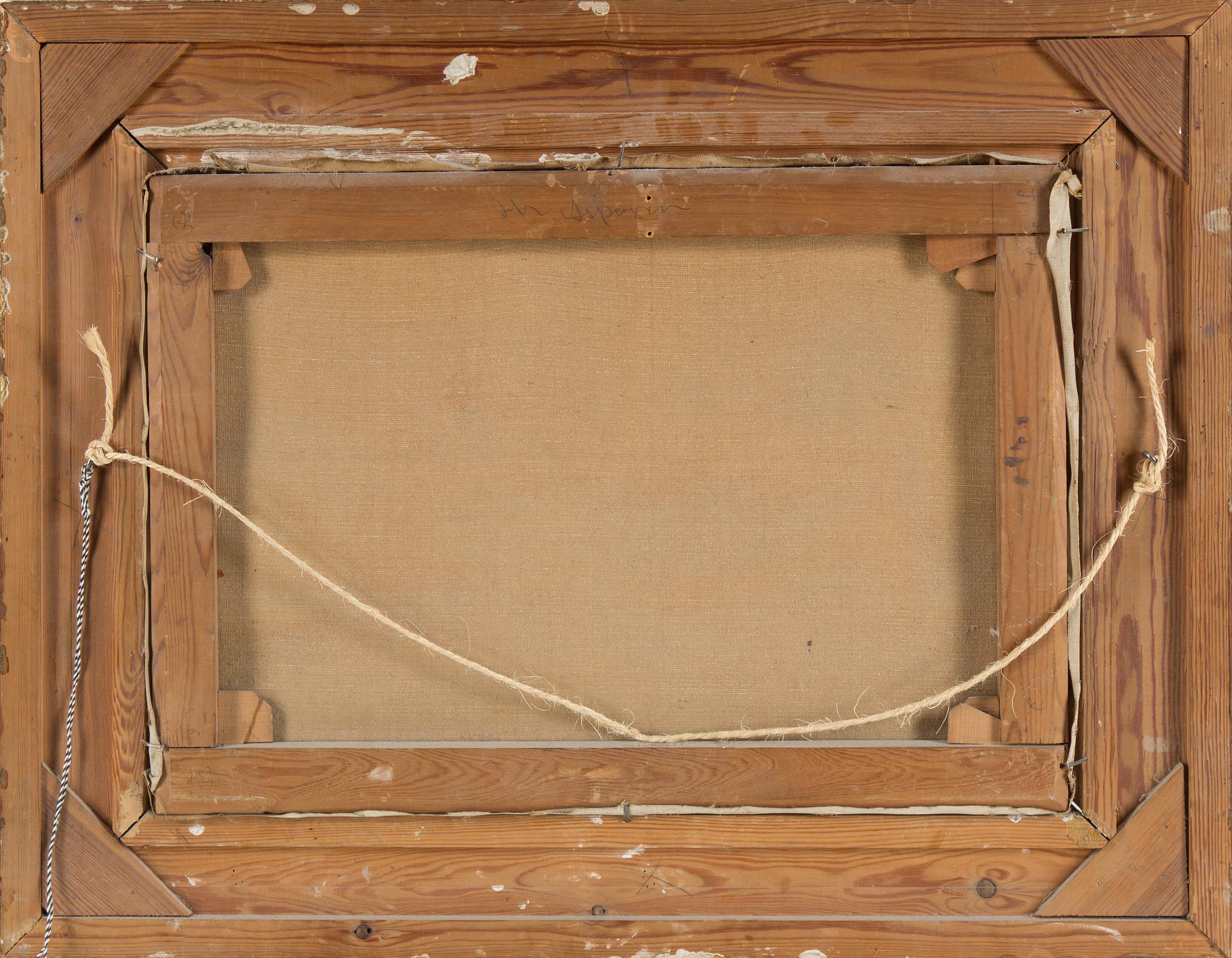 ANSHELM SCHULTZBERG, oil on canvas, signed A. Schultzberg.