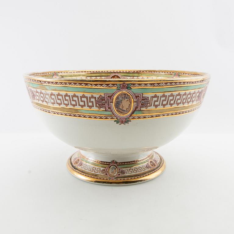 Bålskål "Svea" Gustavsberg omkring 1900 porslin.