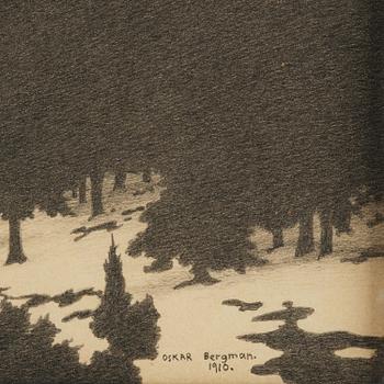 Oskar Bergman, Winter in the archipelago.