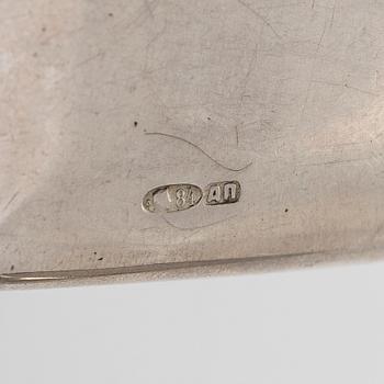 Two silver étuis, Saint Petersburg 1873 and Moscow 1908-1926.