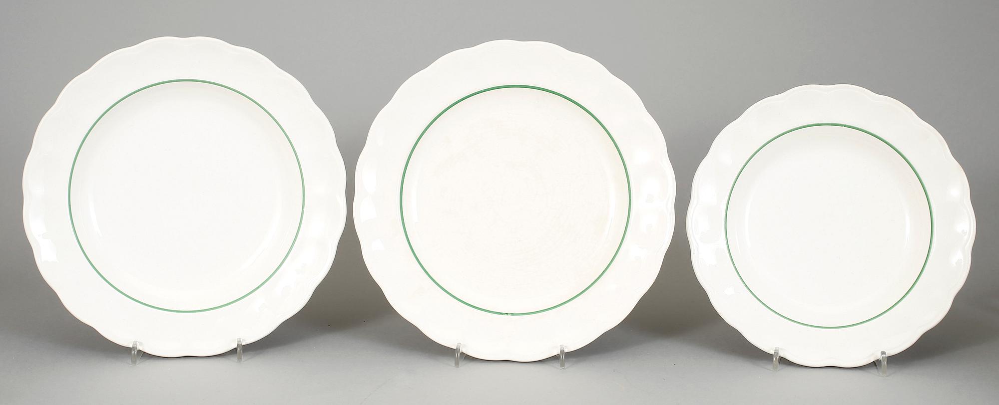 MATSERVIS, flintgods, 51 st, design: Stig Lindberg, servis i produktion mellan 1939 - 1951.