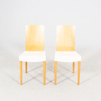 A set fo two Philippe Starck "Miss trip" chairs for Kartell alter part of the 20th century.