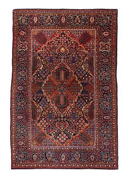 262. A rug, semi-antique Kashan, ca 216,5 x 140 cm.