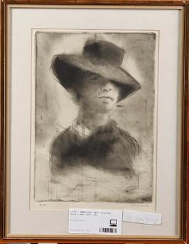 Mac Hamilton · HAMILTON, MAC. Etsning, sign o dat 1980 EA.