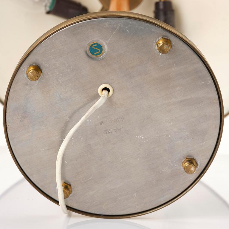 Harald Notini, bordslampa, modell 15525, Arvid Böhlmarks Lampfabrik, Stockholm, 1950-tal.